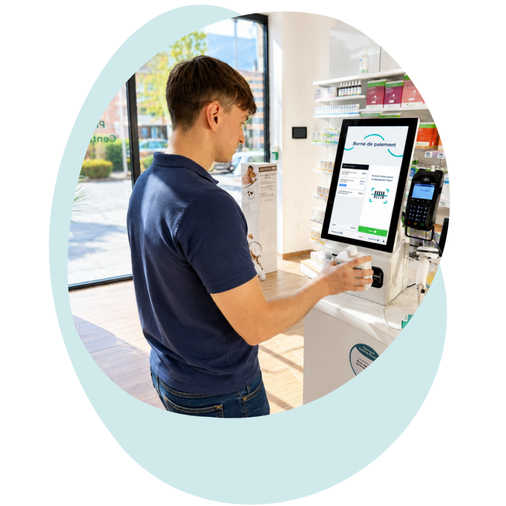 Bornes de paiement id. pour officines
